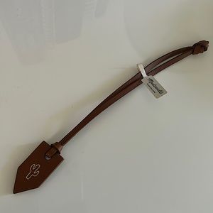 Madewell brown leather bookmark new